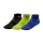 Mizuno Drylite x 3 Socks - Black/Evening Primrose/Surf The Web