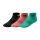 Mizuno Drylite x 3 Socks - Black/Lantana/Atlantis