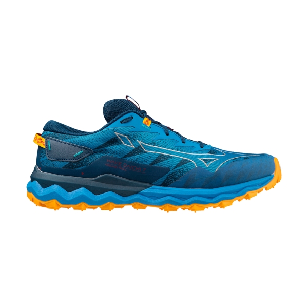 Men's Trail Running Shoes Mizuno Wave Daichi 7  Cloisonne/Zinnia/Blue Opal J1GJ227131