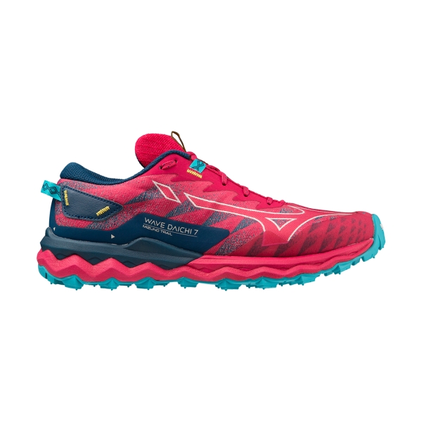 Women's Trail Running Shoes Mizuno Mizuno Wave Daichi 7  Jazzy/Bluebird/Blue Opal  Jazzy/Bluebird/Blue Opal 