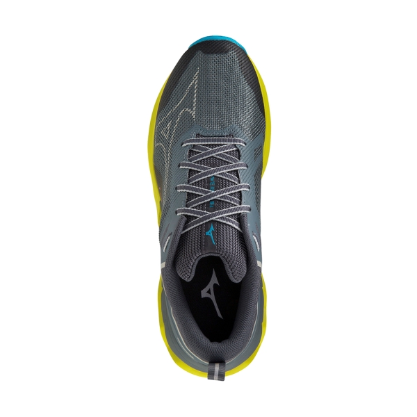 Mizuno Wave Ibuki 4 - Stormy Weather/Bolt 2 Neon/Jet Blue