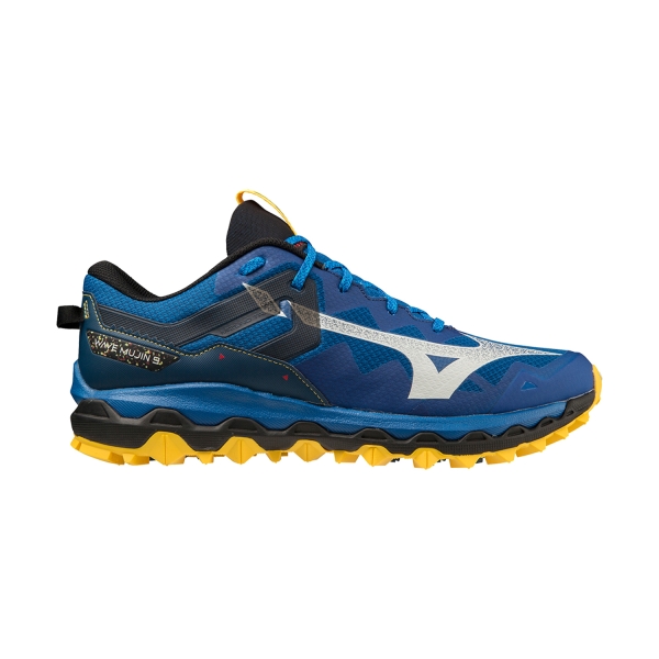 Men's Trail Running Shoes Mizuno Wave Mujin 9  Snorkel Blue/Blue Opal/Solar Power J1GJ227001