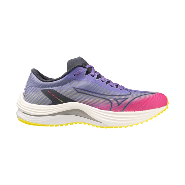 Women's Performance Running Shoes Mizuno Wave Rebellion Flash  High/Vis Pink/Ombre Blue/Purple Punch J1GD233571