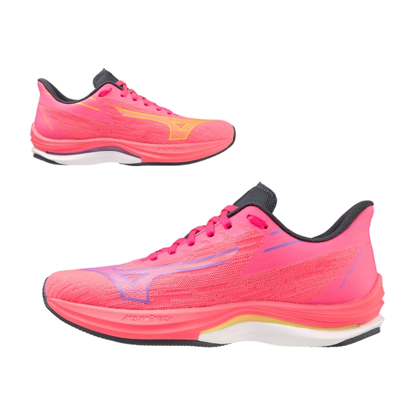 Mizuno Wave Rebellion Sonic - High Vis Pink/Purple Punch/Ombre Blue