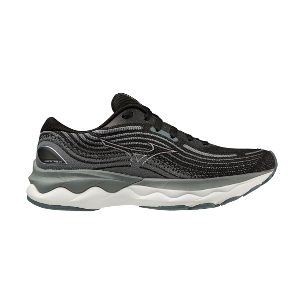 Zapatillas Running Neutras Mujer Mizuno Mizuno Wave Skyrise 4  Black/White/Stormy Weather  Black/White/Stormy Weather 