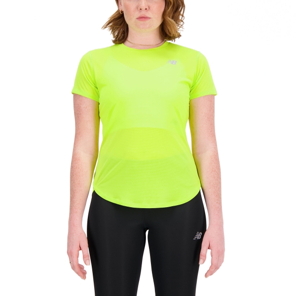 Women's Running T-Shirts New Balance Accelerate TShirt  Thirty Watt WT23222THW
