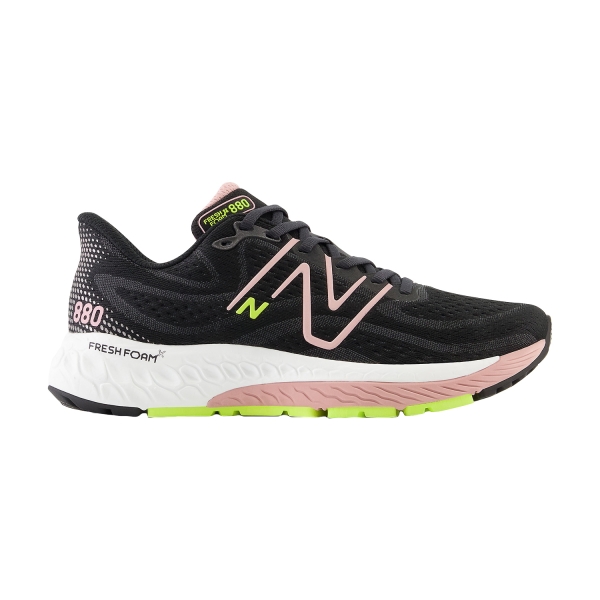 Women's Neutral Running Shoes New Balance Fresh Foam X 880v13  Black/Pink Moon W880Y13