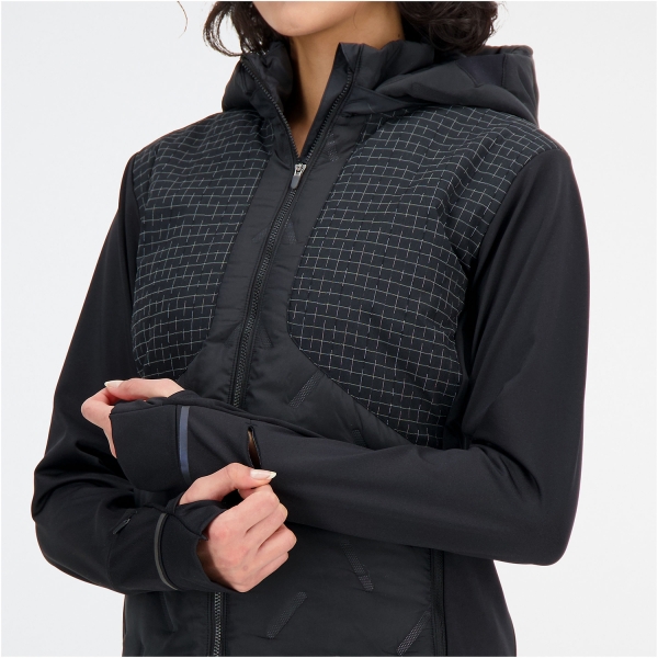 New Balance Impact Run Luminous Heat Jacket - Black