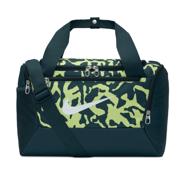 Bag Nike Brasilia Printed Mini Duffle  Deep Jungle/Light Lemon Twist/White FB2830328