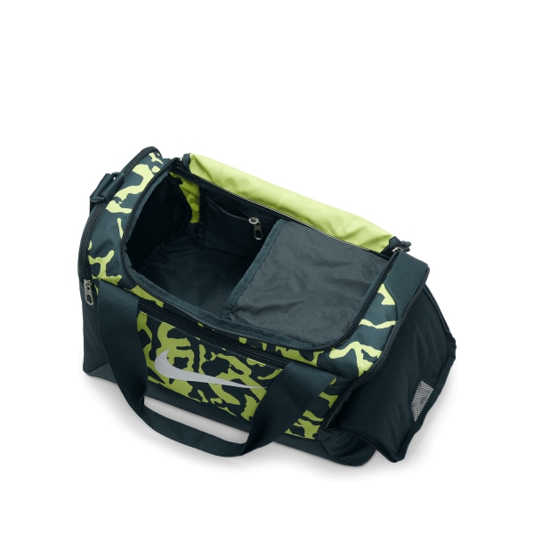 Nike Brasilia Printed Bolso Mini - Deep Jungle/Light Lemon Twist/White