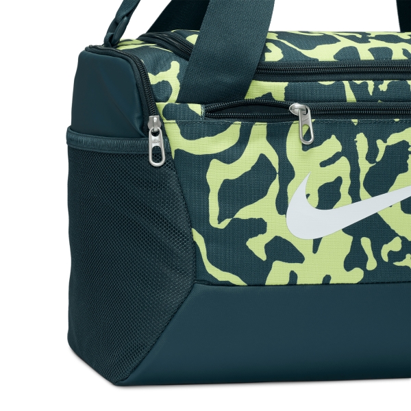 Nike Brasilia Printed Bolso Mini - Deep Jungle/Light Lemon Twist/White