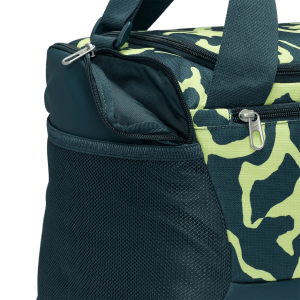 Nike Brasilia Printed Bolso Mini - Deep Jungle/Light Lemon Twist/White