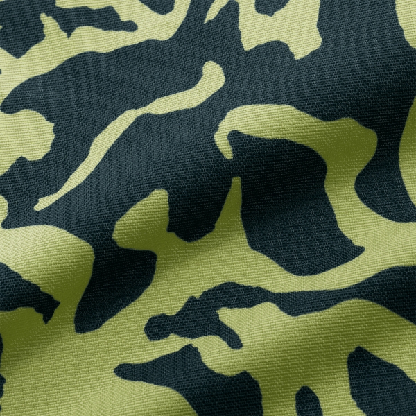 Nike Brasilia Printed Small Duffle - Deep Jungle/Light Lemon Twist/White