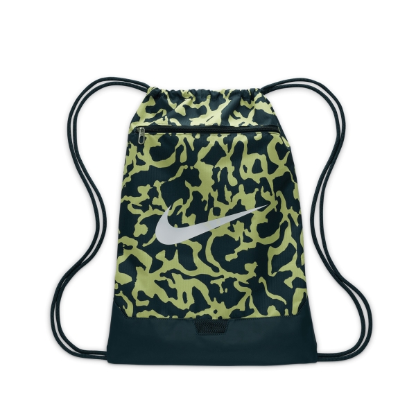 Backpack Nike Brasilia Sackpack  Deep Jungle/Light Lemon Twist/White FB2831328