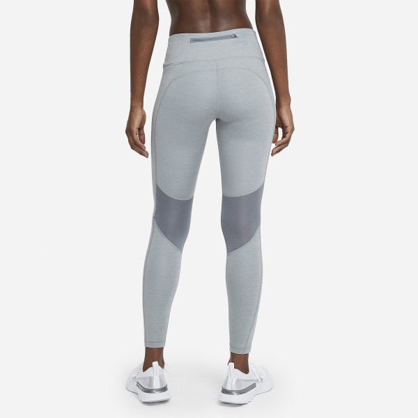 Nike Dri-FIT  Fast Tights - Smoke Grey Heather/Reflective Silver