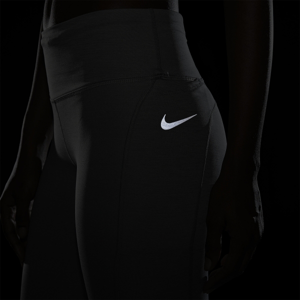 Nike Performance EPIC FAST - Leggings - black/silver/black