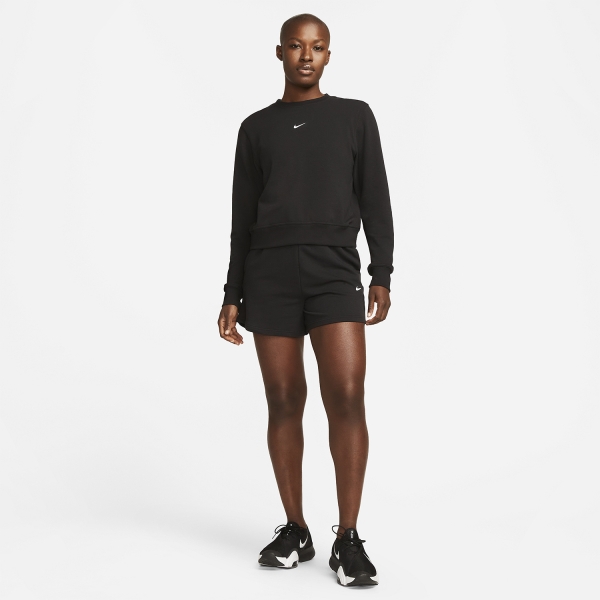 Nike Dri-FIT One Crew Sweathshirt - Black/White