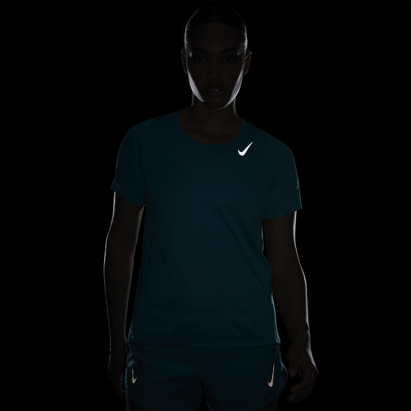 Nike Dri-FIT Race Camiseta - Rapid Teal/Reflective Silver