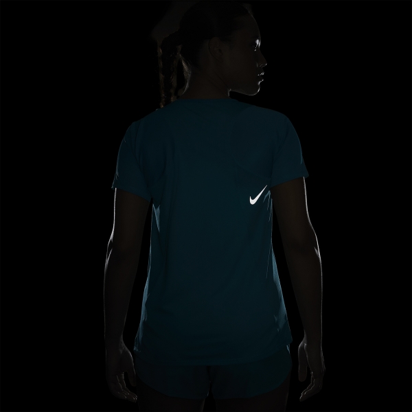 Nike Dri-FIT Race Camiseta - Rapid Teal/Reflective Silver