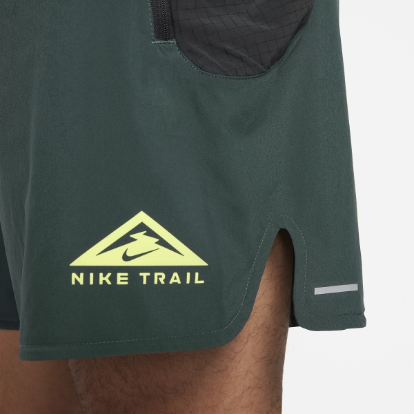 Nike Dri-FIT Second Sunrise 7in Pantaloncini - Deep Jungle/Black/Luminuos Green