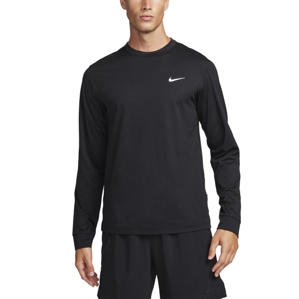 Men's Training Shirt Nike DriFIT UV Hyverse Shirt  Black/White FB8583010