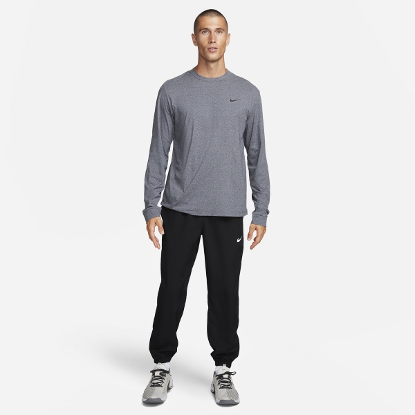 Nike Dri FIT UV Hyverse Men s Training Shirt Obsidian Heather