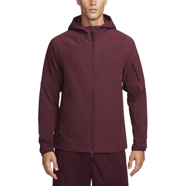 Men's Training Jacket and Hoodie Nike Nike Flex Vent Max Jacket  Night Maroon/Black  Night Maroon/Black 