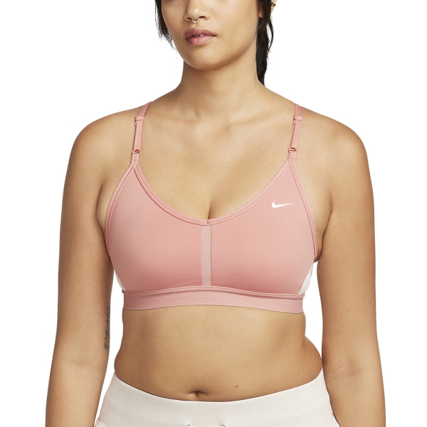 Reggiseno Sportivo Donna Nike Nike Indy Reggiseno Sportivo  Red Stardust/Guava Ice  Red Stardust/Guava Ice 