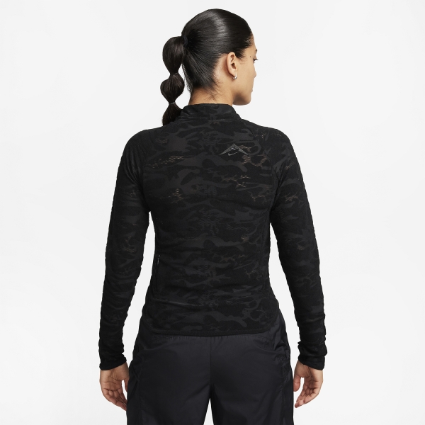 Nike Trail Pro Shirt - Black/Dark Smoke Grey