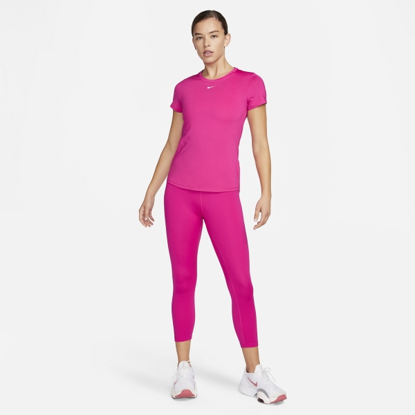 Nike One 7/8 Tights - Fireberry/White