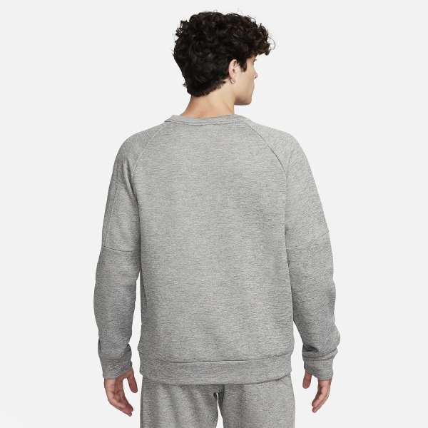 Nike Therma-FIT Crew Maglia - Dark Grey Heather/Heather/Black