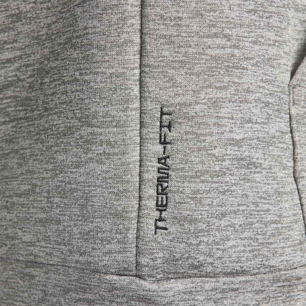 Nike Therma-FIT Crew Shirt - Dark Grey Heather/Heather/Black