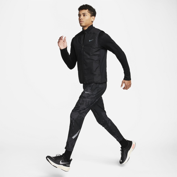 Nike Therma-FIT Run Division AeroLayer Vest - Black/Reflective Black