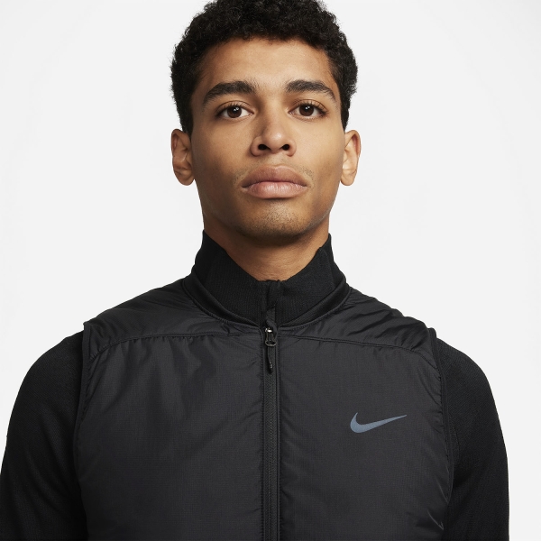 Nike Therma-FIT Run Division AeroLayer Vest - Black/Reflective Black