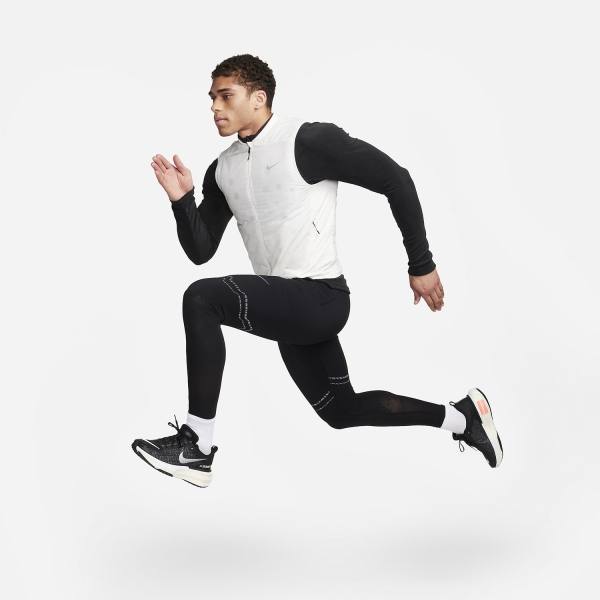 Nike Therma-FIT Run Division AeroLayer Vest - Phantom/Reflective Black