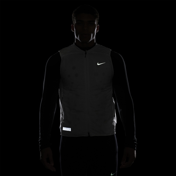 Nike Therma-FIT Run Division AeroLayer Vest - Phantom/Reflective Black
