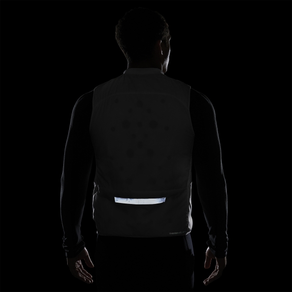 Nike Therma-FIT Run Division AeroLayer Vest - Phantom/Reflective Black