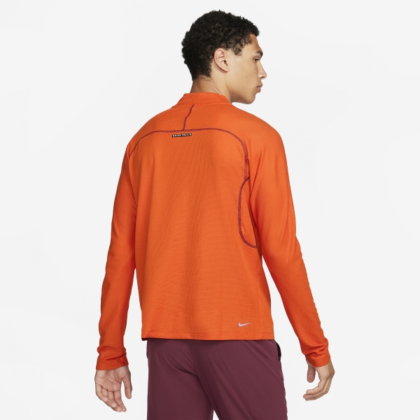 Nike Trail Dri-FIT Swoosh Maglia - Campfire Orange/Night Maroon