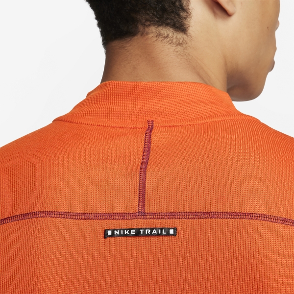 Nike Trail Dri-FIT Swoosh Camisa - Campfire Orange/Night Maroon