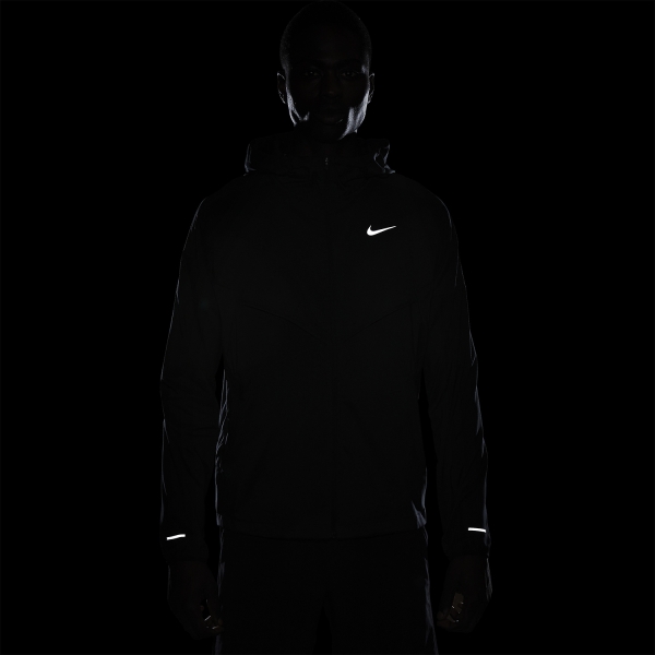 Nike Light Windrunner Giacca - Black/Reflective Silver
