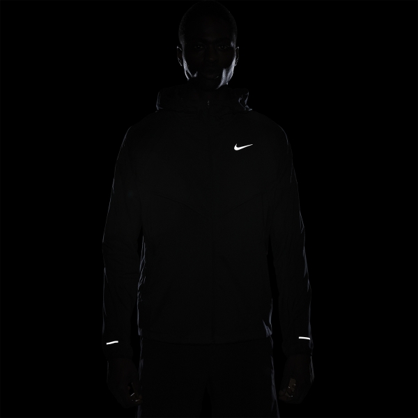 Nike Windrunner Men's Running Jacket - Black/Reflective Silver