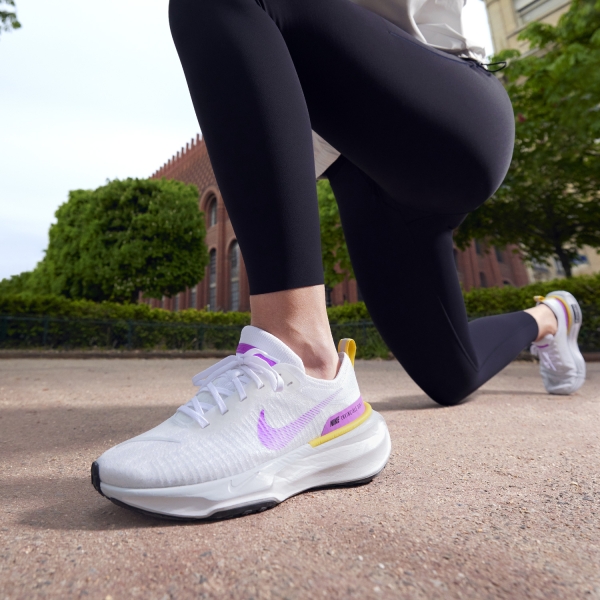 Nike Zoomx Invincible Run Flyknit 3 - White/Vivid Purple/Vivid Sulfur