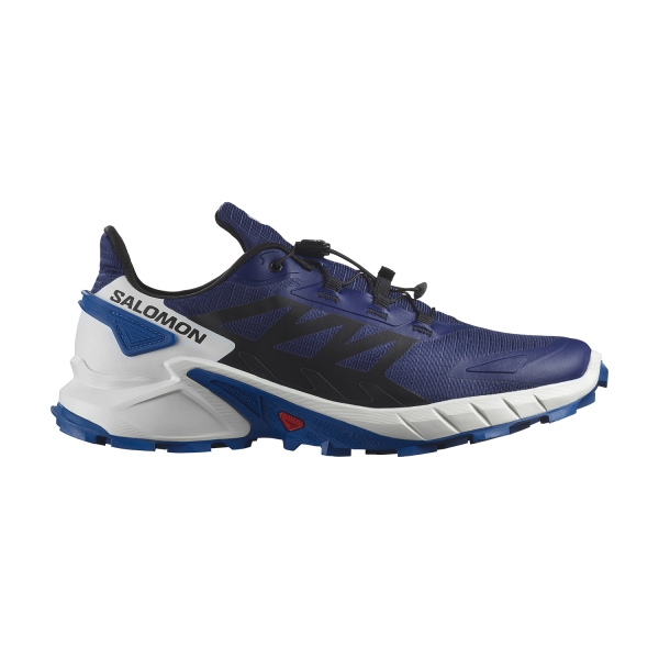 Men's Trail Running Shoes Salomon Supercross 4  Blue Print/Black/Lapis Blue L47315700