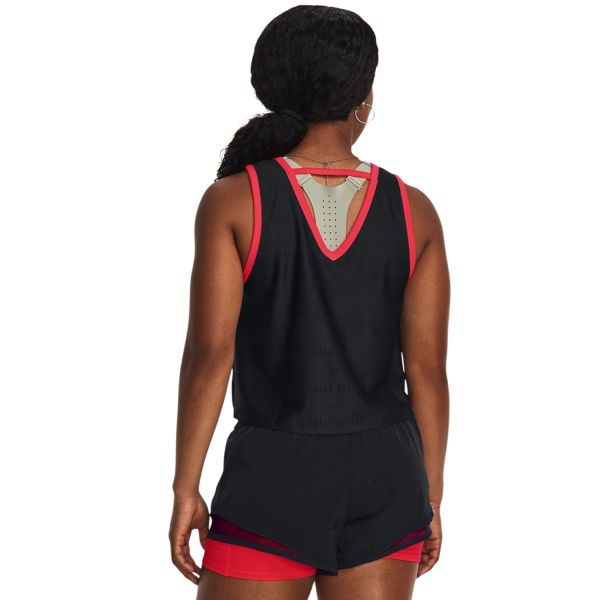 Under Armour Run Everywhere Tank - Black/Beta/Reflective