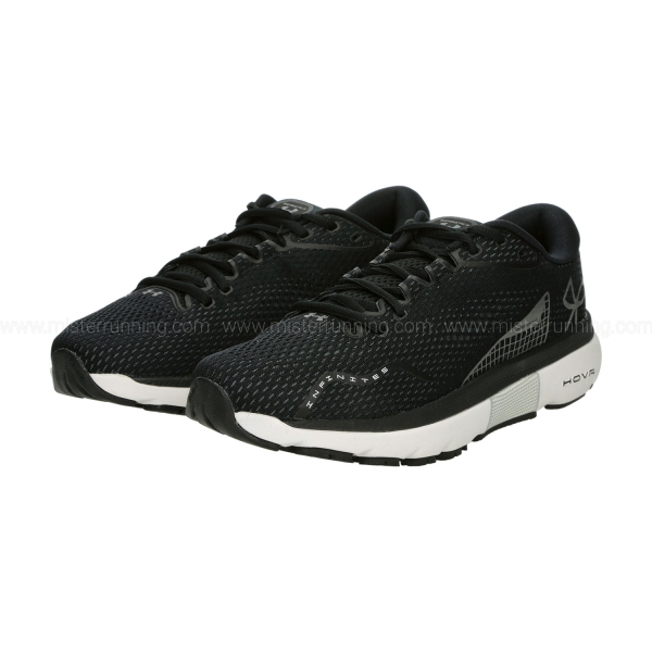 Under Armour HOVR Infinite 5 - Black/White/Metallic Gun Metal