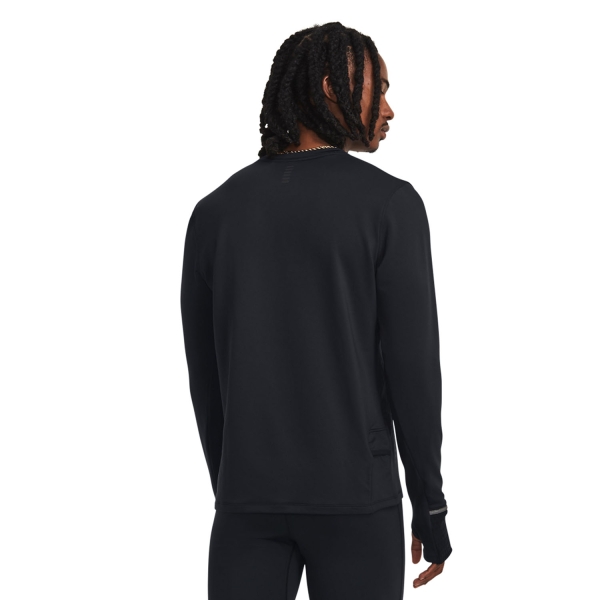 Under Armour Qualifier Cold Shirt - Black/Reflective