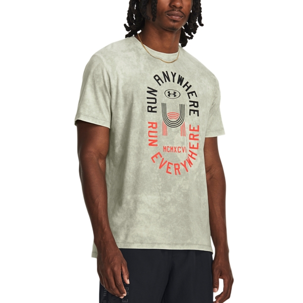 Maglietta Running Uomo Under Armour Run Everywhere Maglietta  Grove Green 13792950504