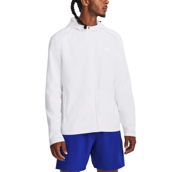 Men's Running Jacket Under Armour Storm Run Jacket  White/Reflective 13767950100