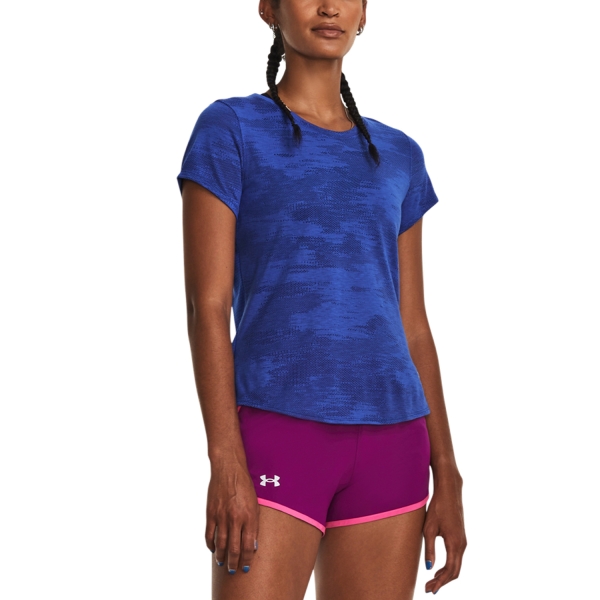 Women's Running T-Shirts Under Armour Under Armour Streaker Speed Camo TShirt  Team Royal/Reflective  Team Royal/Reflective 