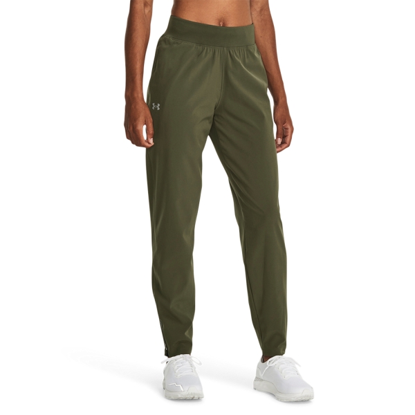 Women's Running Tights Under Armour Outrun The Storm Pants  Marine Od Green/Black 13770420390